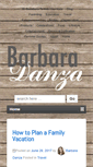 Mobile Screenshot of barbaradanza.com